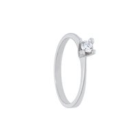 Anello Babila Milano Donna Forever in Oro bianco Diamante 0.13 Ct 152707 - 152707